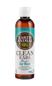 Earth Animal Clean Ears Ear Wash 4oz bottle