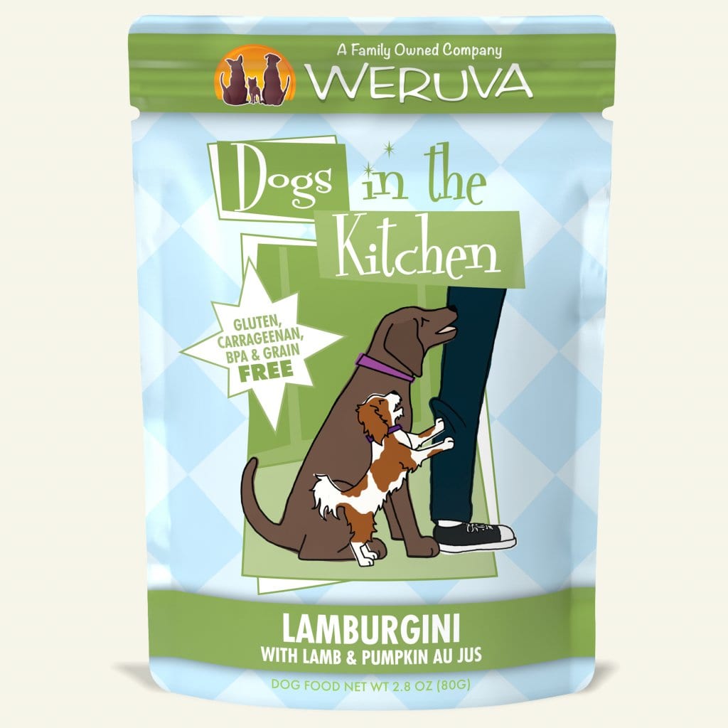 Dogs in the Kitchen Wet Dog Food Lamburgini 2.8oz Pouch Single