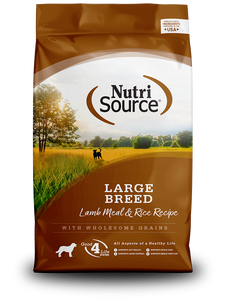 NutriSource Dry Dog Food Lamb Meal & Rice Large Breed Recipe