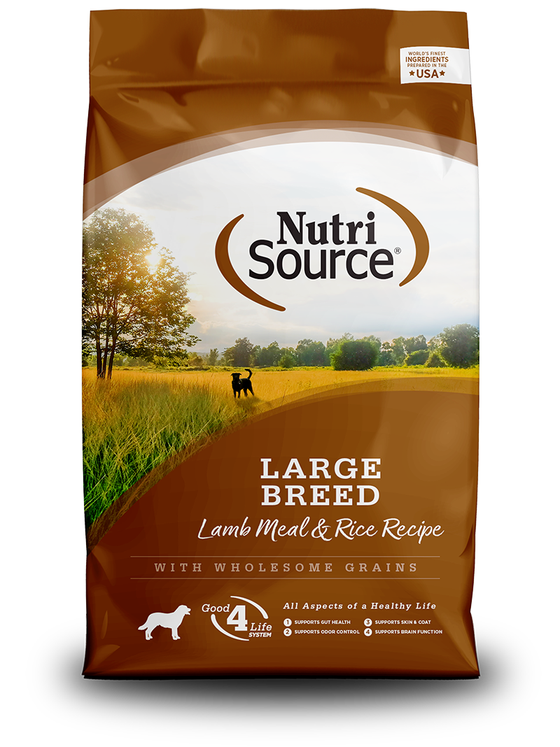 NutriSource Dry Dog Food Lamb Meal & Rice Large Breed Recipe