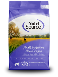 NutriSource Dry Dog Food Small & Medium Breed Puppy Recipe