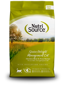 NutriSource Dry Cat Food Senior / Weight Management Recipe