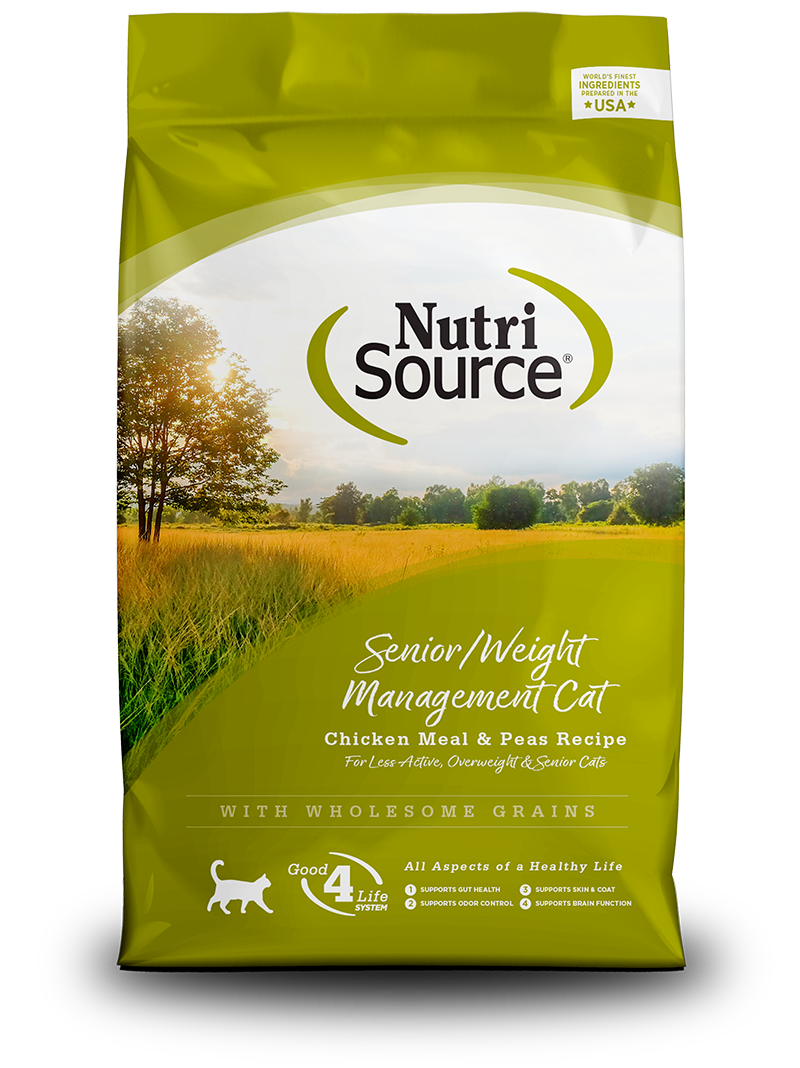 NutriSource Dry Cat Food Senior / Weight Management Recipe