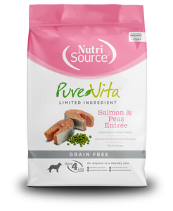 PureVita Dry Dog Food Grain-Free Salmon & Peas Entrée