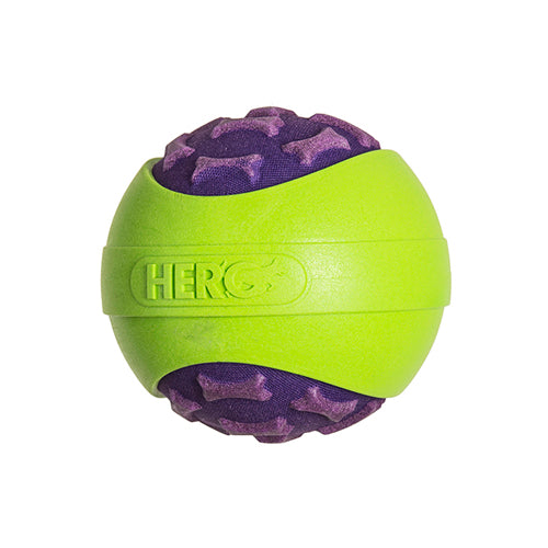 Hero Dog Toy Outer Armor Ball Purple/Green -