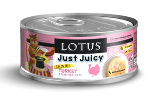 Lotus Wet Cat Food Grain-Free Just Juicy Turkey Stew