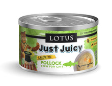 Load image into Gallery viewer, Lotus Wet Cat Food Grain-Free Just Juicy Pollock Stew