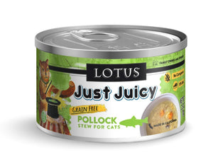 Lotus Wet Cat Food Grain-Free Just Juicy Pollock Stew