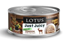 Load image into Gallery viewer, Lotus Wet Cat Food Grain-Free Just Juicy Venison Stew