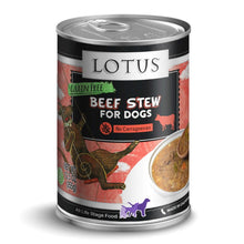 Load image into Gallery viewer, Lotus Wet Dog Food Stews - Beef Recipe