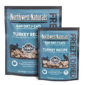 Northwest Naturals Freeze-Dried Cat Food Turkey Recipe