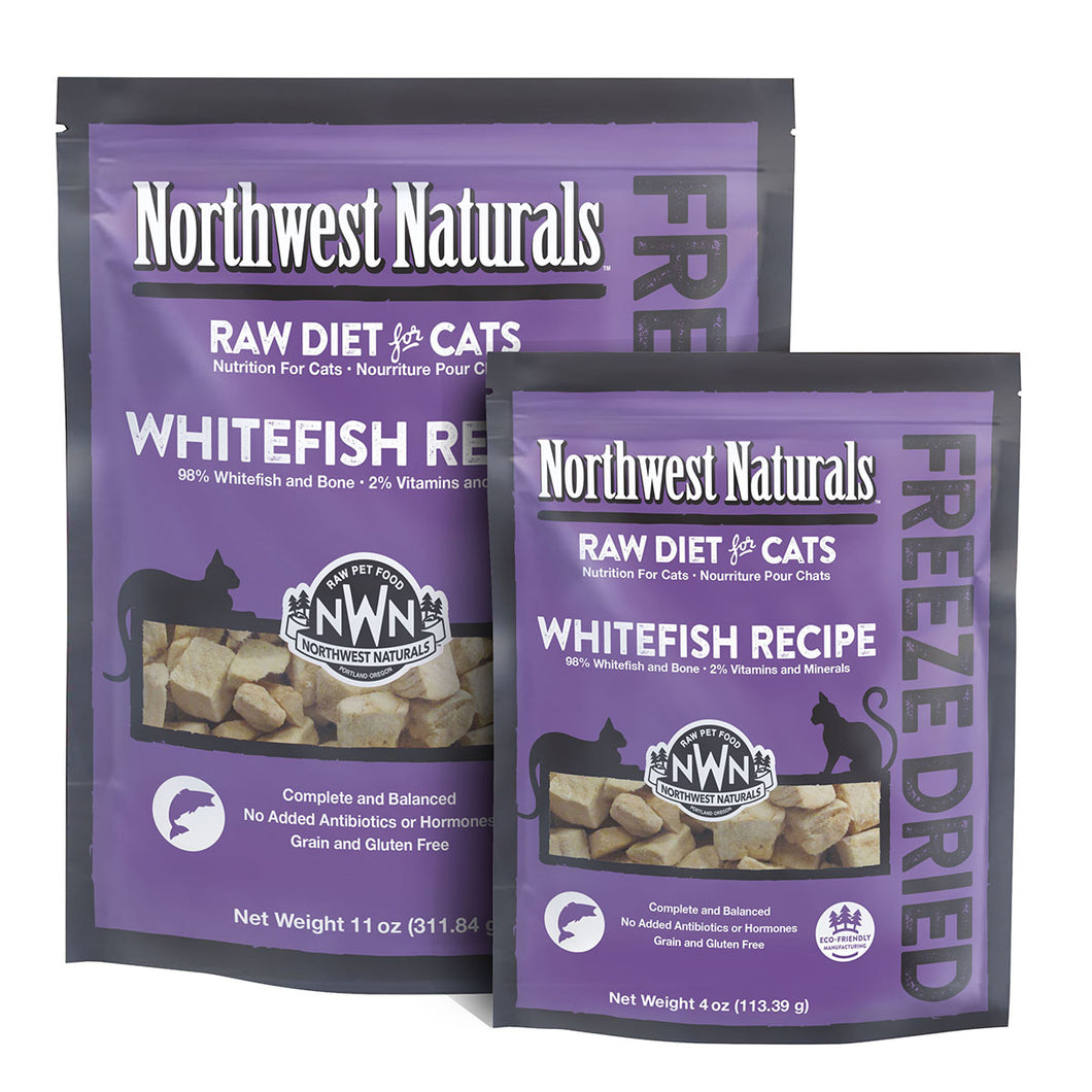 Northwest Naturals Freeze-Dried Cat Food Whitefish Recipe