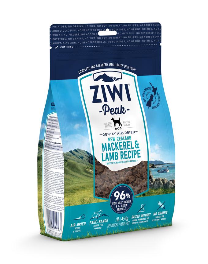 ZiwiPeak Air-Dried Dog Food - Mackerel & Lamb