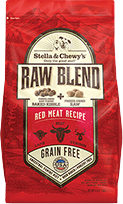 Stella & Chewy's Dry Dog Food Raw Blend Grain-Free Red Meat Recipe