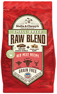 Stella & Chewy's Dry Dog Food Raw Blend Grain-Free Small Breed Red Meat Recipe