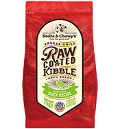 Stella & Chewy's Dry Dog Food Raw Coated Grain-Free Cage-Free Duck Recipe