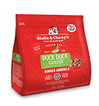 Stella & Chewy's Frozen Raw Dog Food Dinner Morsels Duck, Duck Goose