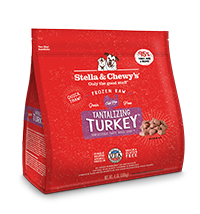 Stella & Chewy's Frozen Raw Dog Food Dinner Morsels Tantalizing Turkey