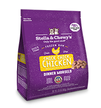 Stella & Chewy's Frozen Raw Cat Food Dinner Morsels Chick, Chick Chicken