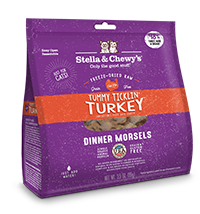 Stella & Chewy's Freeze-Dried Raw Cat Food Dinner Morsels Tummy Ticklin' Turkey