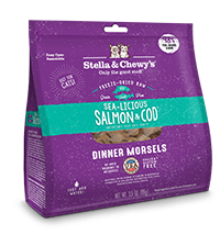 Stella & Chewy's Freeze-Dried Raw Cat Food Dinner Morsels Sea-Licious Salmon & Cod