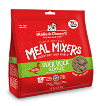 Stella & Chewy's Freeze-Dried Raw Dog Food Meal Mixer Duck, Duck Goose
