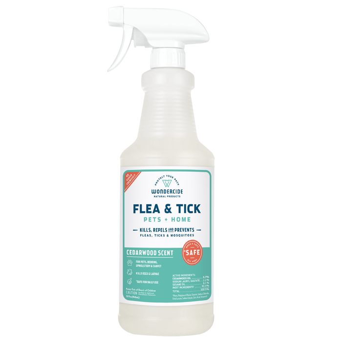 Wondercide Natural Flea & Tick Spray for Pets + Home - Cedar