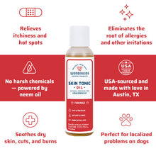 Load image into Gallery viewer, Wondercide Natural Skin Tonic Topical Oil for Dogs and Cats