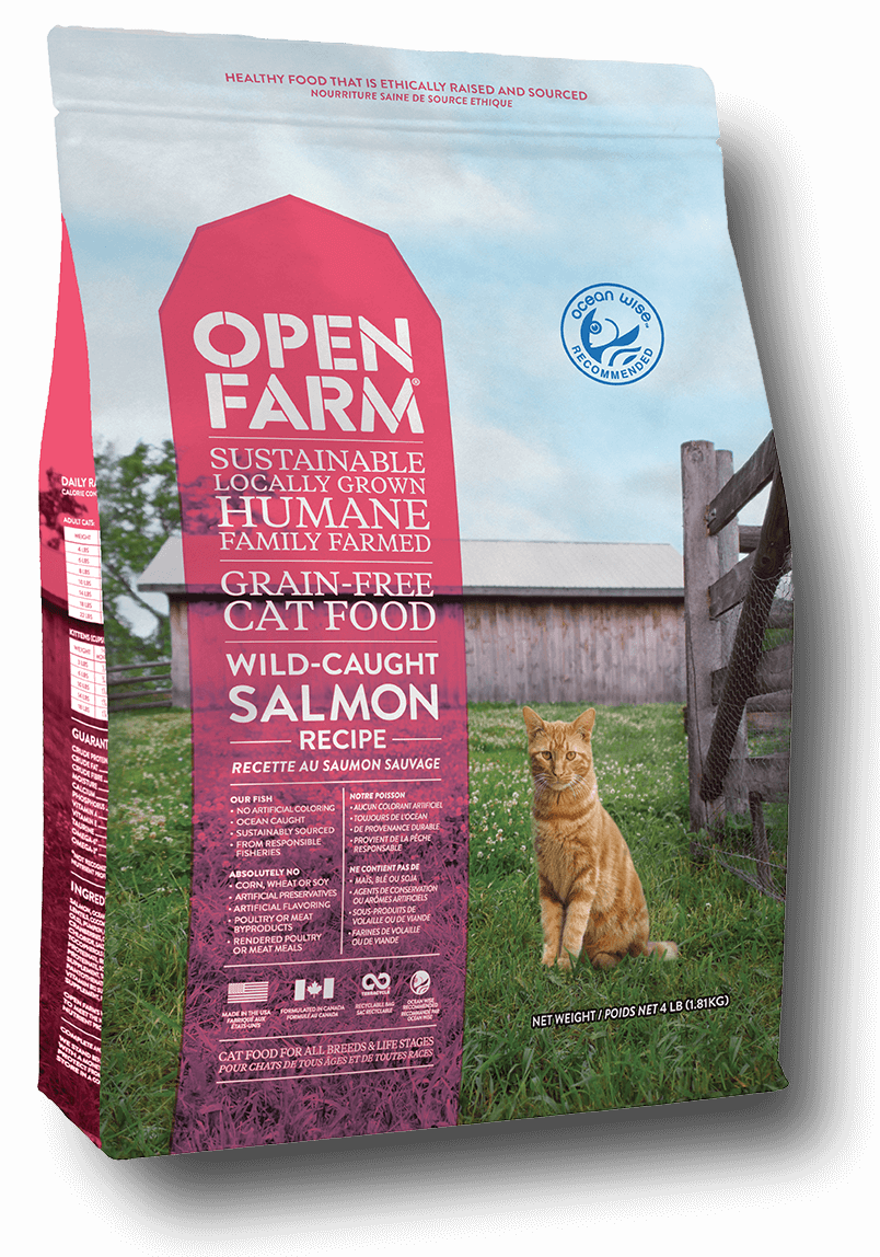 Open Farm Dry Cat Food Grain-Free Wild-Caught Salmon Recipe