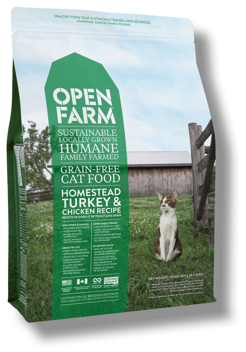 Open Farm Dry Cat Food Grain-Free Homestead Turkey & Chicken Recipe