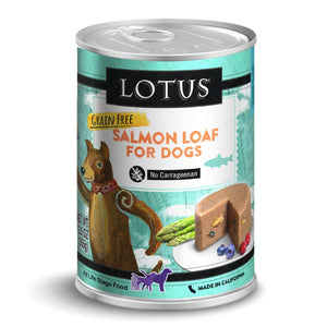 Lotus Wet Dog Food Loaf - Salmon Recipe