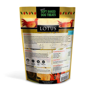 Lotus Soft Baked Dog Treats - Chicken & Liver Recipe 10oz Bag