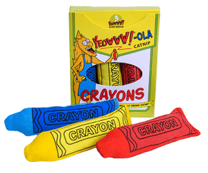 Yeowww! Crayon 3pk Cat Toy