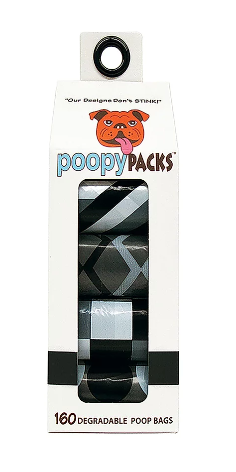 Metro Paws Poopy Packs - Black Multi 8pk 160ct