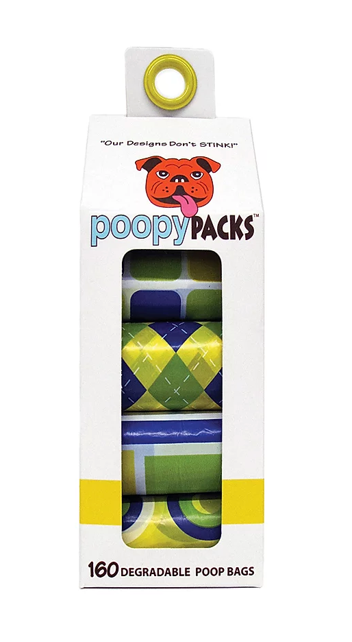 Metro Paws Poopy Packs - Yellow Multi 8pk 160ct