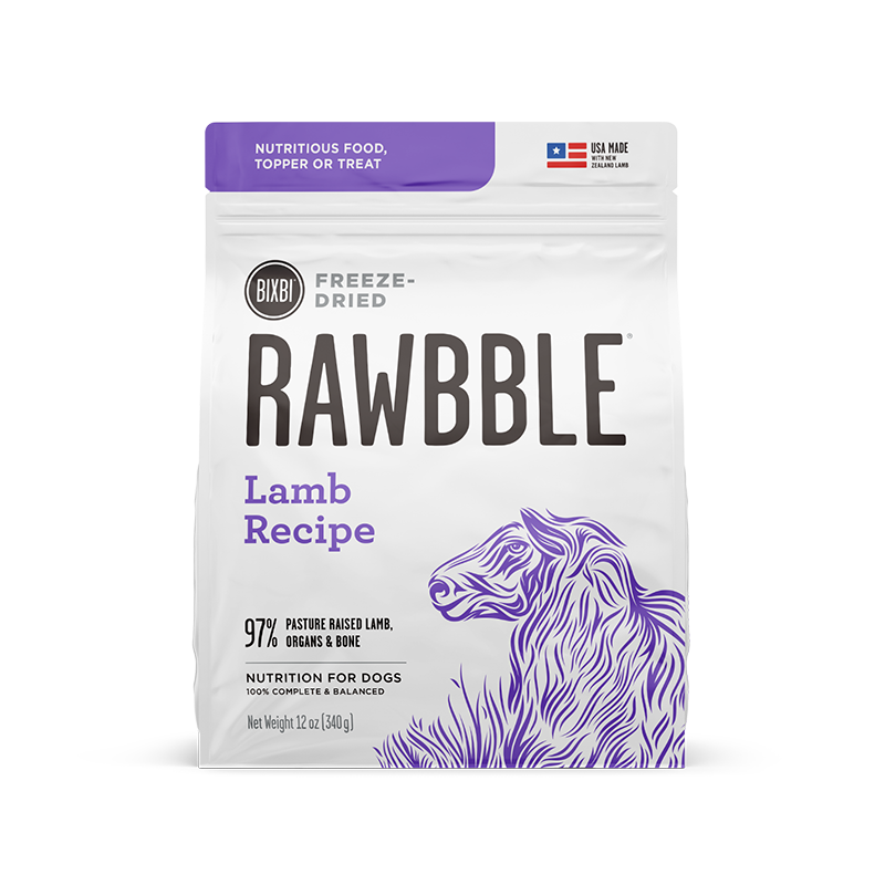 Bixbi RAWBBLE® Freeze-Dried Dog Food Lamb Recipe