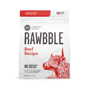 Bixbi RAWBBLE® Freeze-Dried Dog Food Beef Recipe