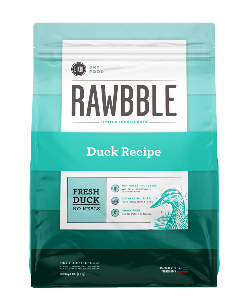 Bixbi RAWBBLE® Dry Dog Food Duck Recipe