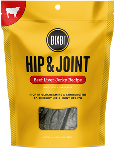 Bixbi Jerky Dog Treats Hip & Joint Beef Liver