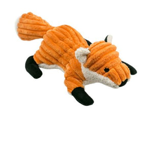 Tall Tails Dog Toy Plush Squeaker Fox 12"