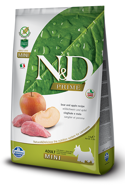 Farmina Prime Dry Dog Food N&D Boar & Apple Mini