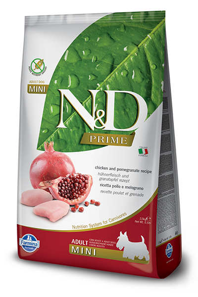 Farmina Prime Dry Dog Food N&D Chicken & Pomegranate Mini