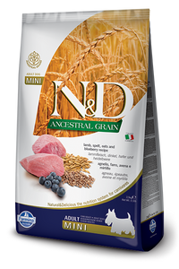 Farmina Ancestral Grain Dry Dog Food N&D Lamb & Blueberry Mini