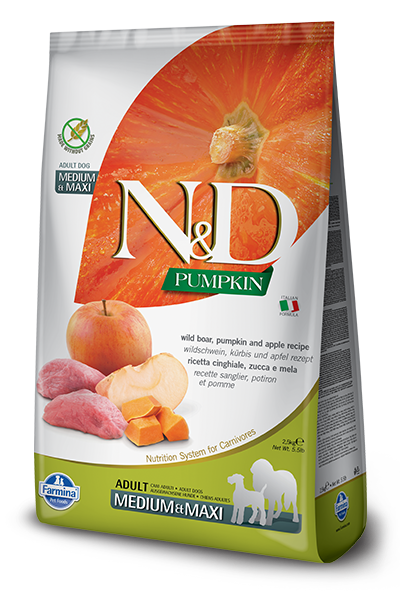 Farmina Pumpkin Dry Dog Food N&D Boar & Apple Medium/Maxi