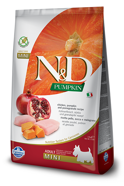 Farmina Pumpkin Dry Dog Food N&D Chicken & Pomegranate Mini