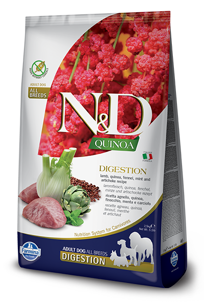 Farmina Quinoa Dry Dog Food N&D Digestion Lamb