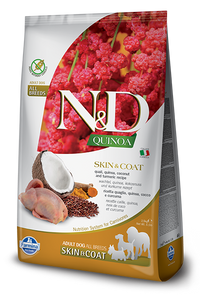 Farmina Quinoa Dry Dog Food N&D Skin & Coat Quail