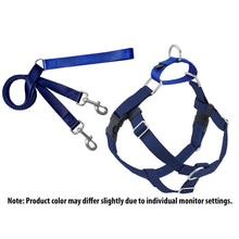 Load image into Gallery viewer, 2 Hounds Design Freedom No-Pull Harness Deluxe Training Package - 1&quot; - Navy Blue/Royal Blue