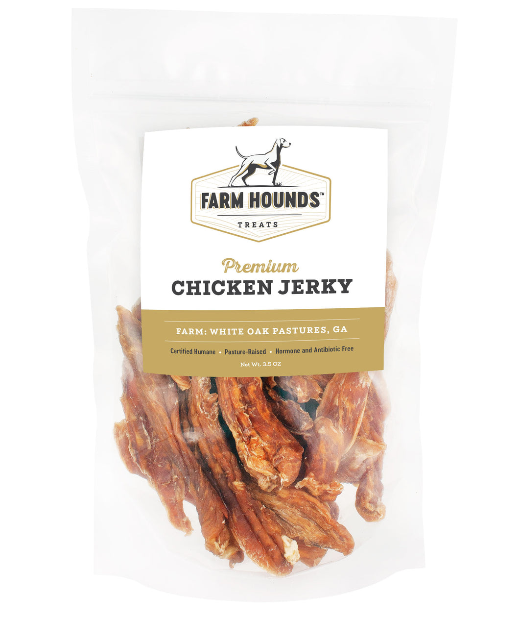Farm Hounds Chicken Jerky 3.5oz Bag