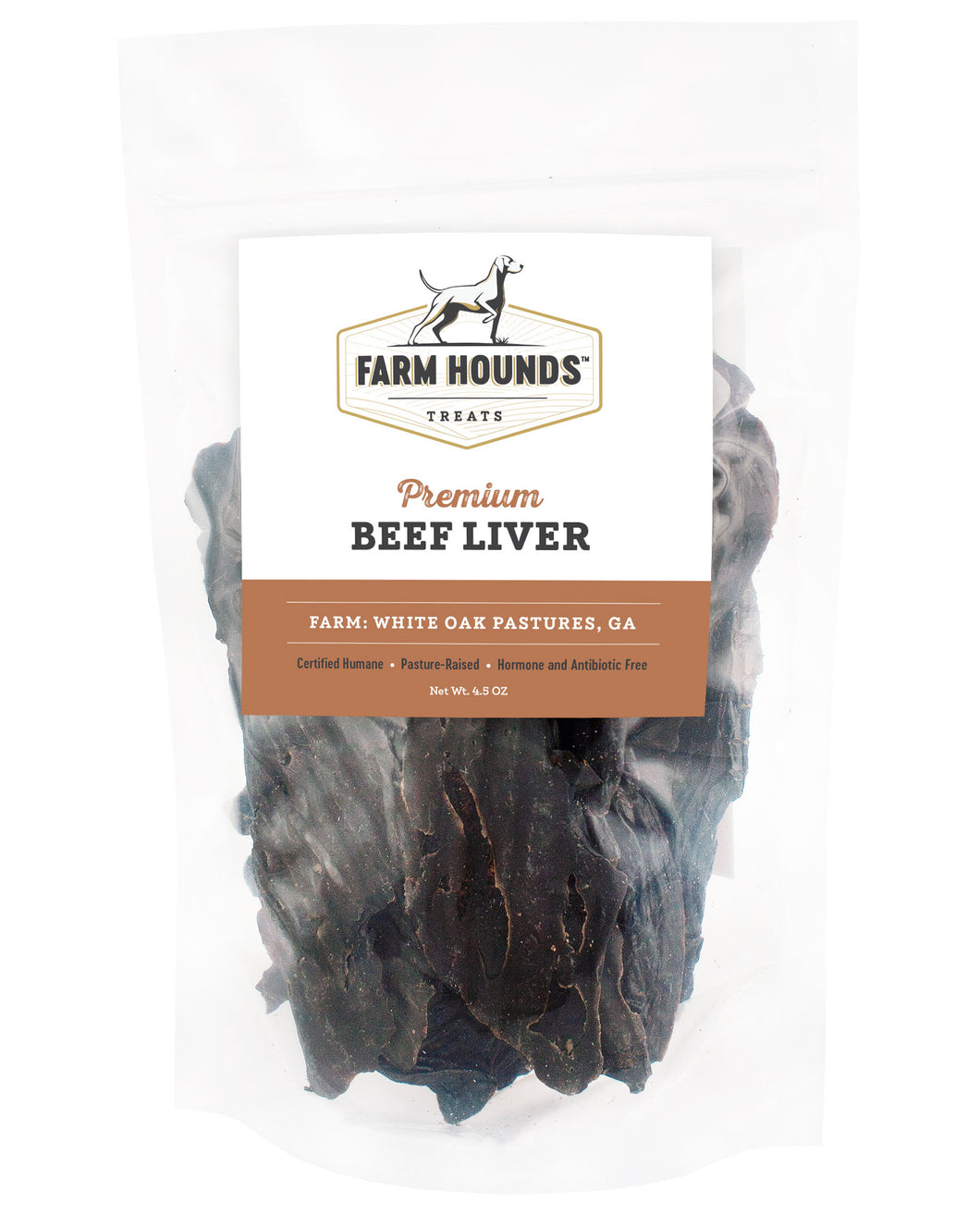 Farm Hounds Beef Liver 4oz Bag